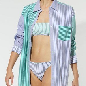 Solid & Striped The Oxford Tunic Multi Pinstripe